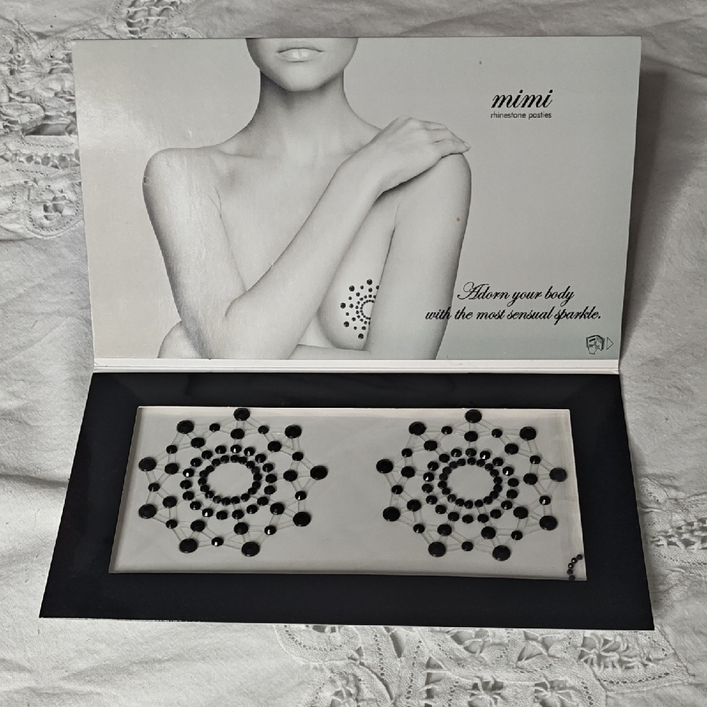 🏷️ Mimi Black Adhesive Body Jewelry NWT